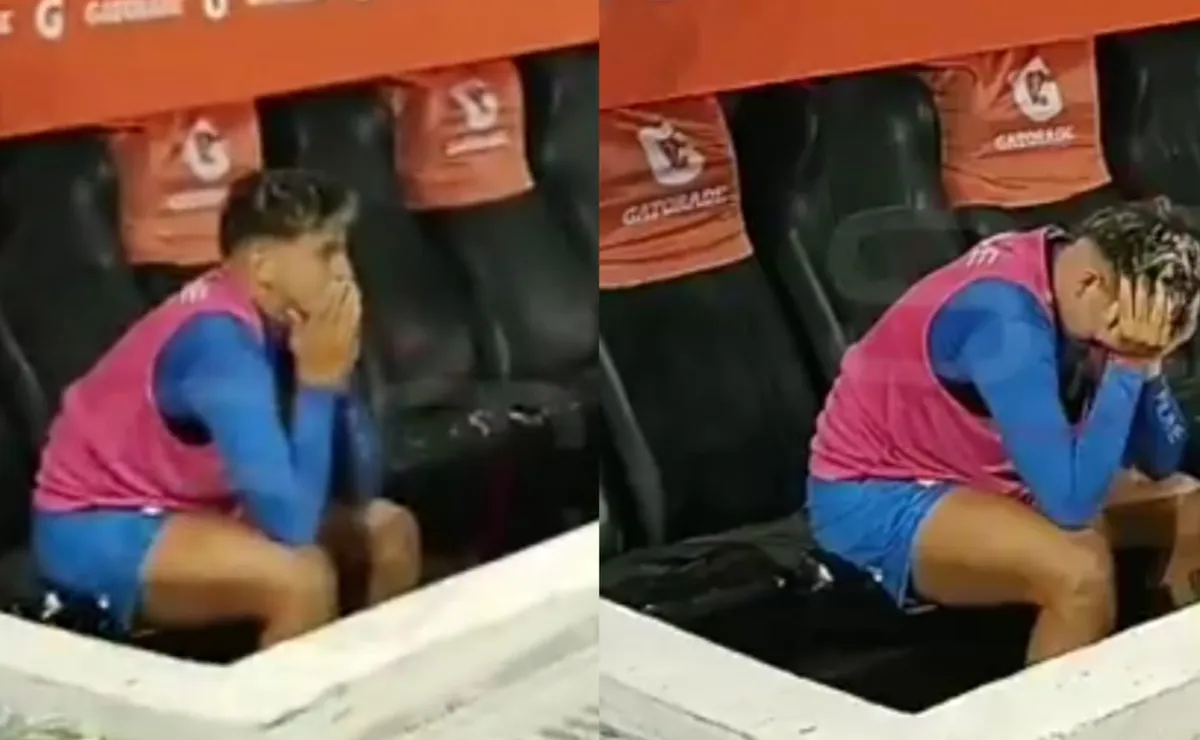 Hernán López Muñoz lloró desconsolado por la eliminación del Tomba a manos de Vélez.