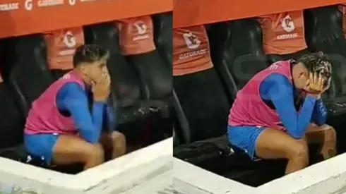 Hernán López Muñoz lloró desconsolado por la eliminación del Tomba a manos de Vélez.