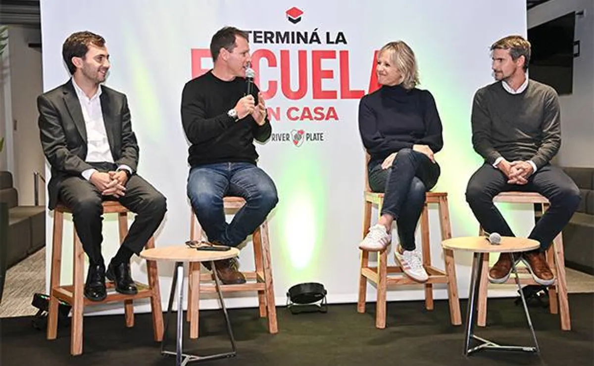 River lanzó "terminá la escuela en casa"