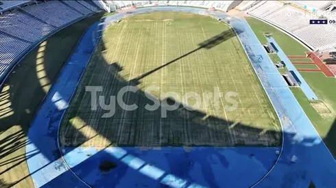 El Estadio Kempes está en un muy mal estado a la vista.