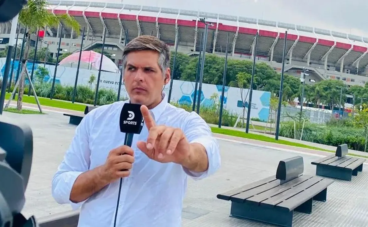 Pablo Sager, el periodista que recibió una dura respuesta de Martín Demichelis (FOTO: INSTAGRAM/@relatasager).