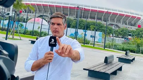 Pablo Sager, el periodista que recibió una dura respuesta de Martín Demichelis (FOTO: INSTAGRAM/@relatasager).