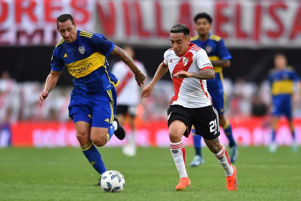 River podría volver a enfrentar a Boca en cuartos. Foto: Getty.