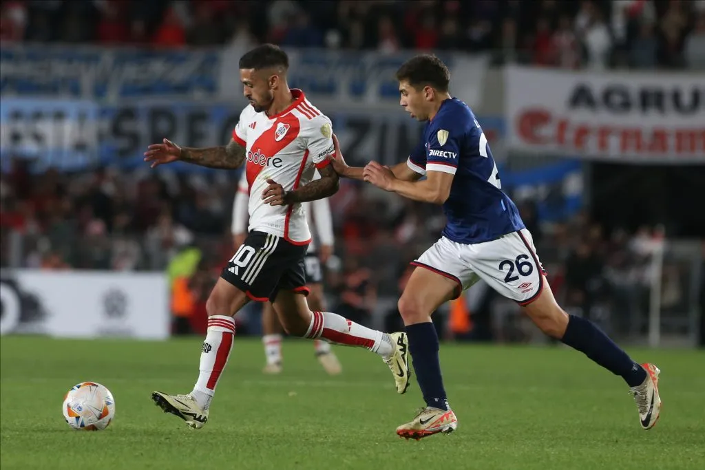Lanzini volvió a jugar muy bien en su tercer partido.