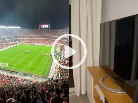 VIDEO: un gol de River hizo temblar una casa cerca del Monumental y el dueño registró el momento