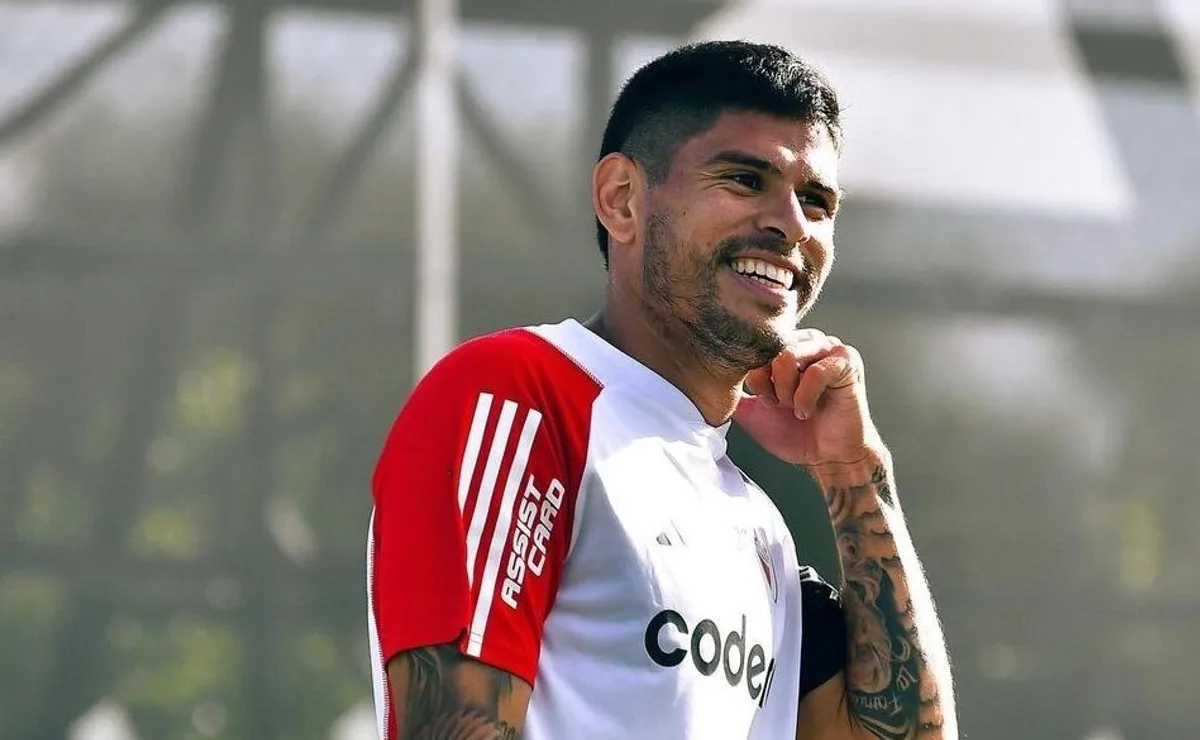 Sant'Anna llegó a Uruguay para jugar las Eliminatorias.