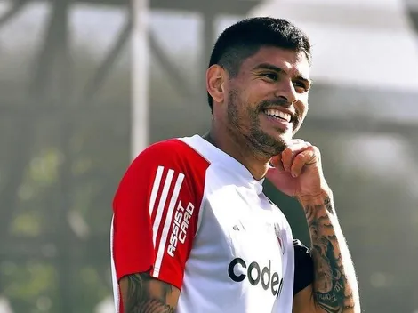 Agustín Sant'Anna volvió a sumar minutos en River después de 68 días