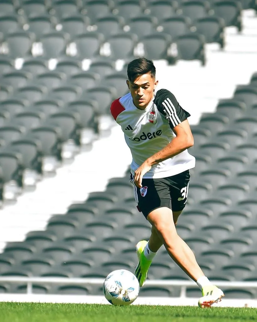 Solari está en duda para jugar ante Nacional. (Foto: @RiverPlate).