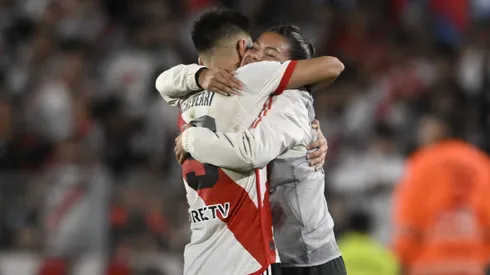 El emotivo momento que vivieron Claudio Echeverri y su novia, Melissa Fernández.