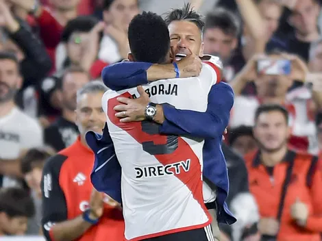 Borja le pidió a los hinchas que apoyen a Demichelis