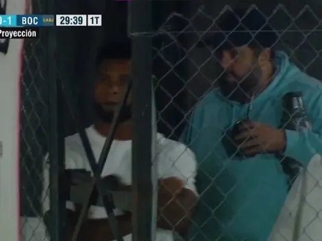 Los dos jugadores del plantel de River que fueron a ver el superclásico de Reserva