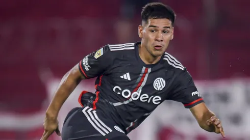 Zabala hizo su debut en River en el primer semestre ante Huracán.