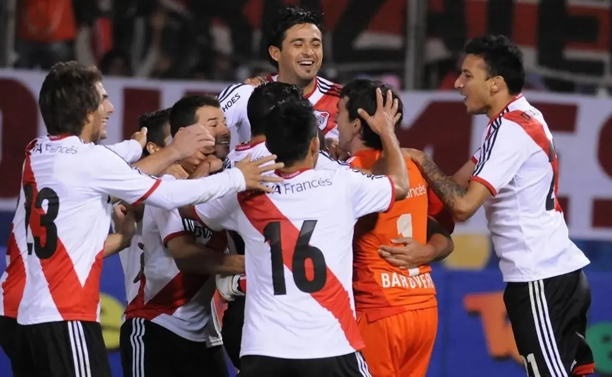 El ex River demostró todo su fanatismo