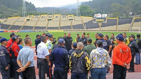Una delegación de la Conmebol visitó el estadio Pueblo Nuevo, del Deportivo Táchira de Venezuela, y le dio luz verde para recibir a River en el inicio de la Copa Libertadores de América 2024 (FOTO: Instagram/ @dvotachira).