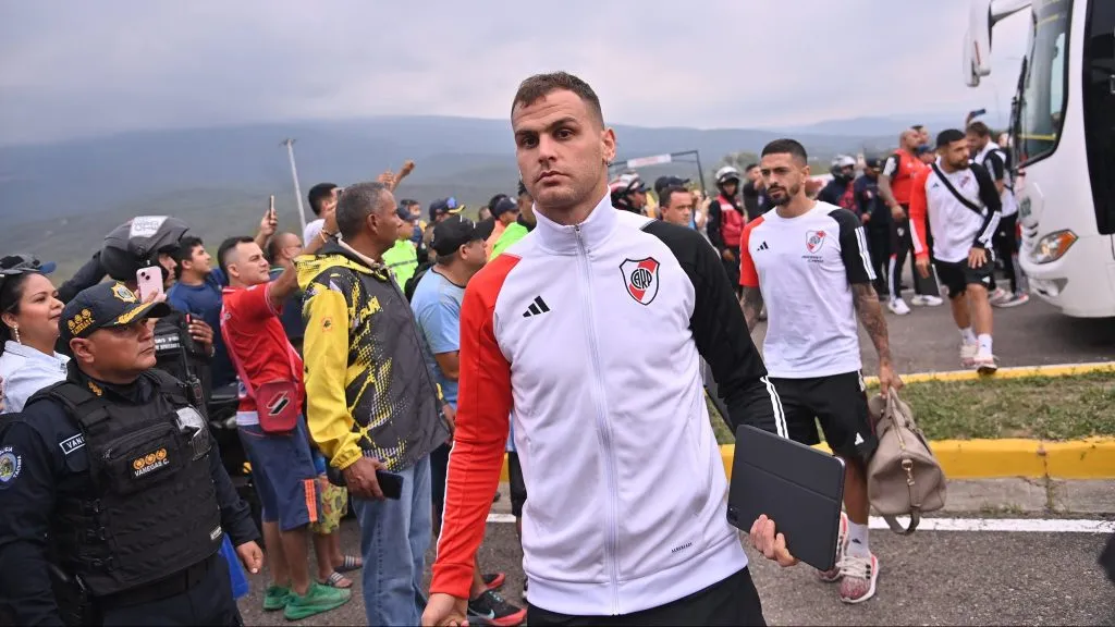 River fue recibido por una multitud de hinchas en Venezuela. (Foto: Prensa River).
