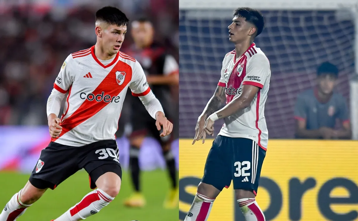 Mastantuono y Ruberto se irán una semana con la selección sub 20 (Fotos: Getty)
