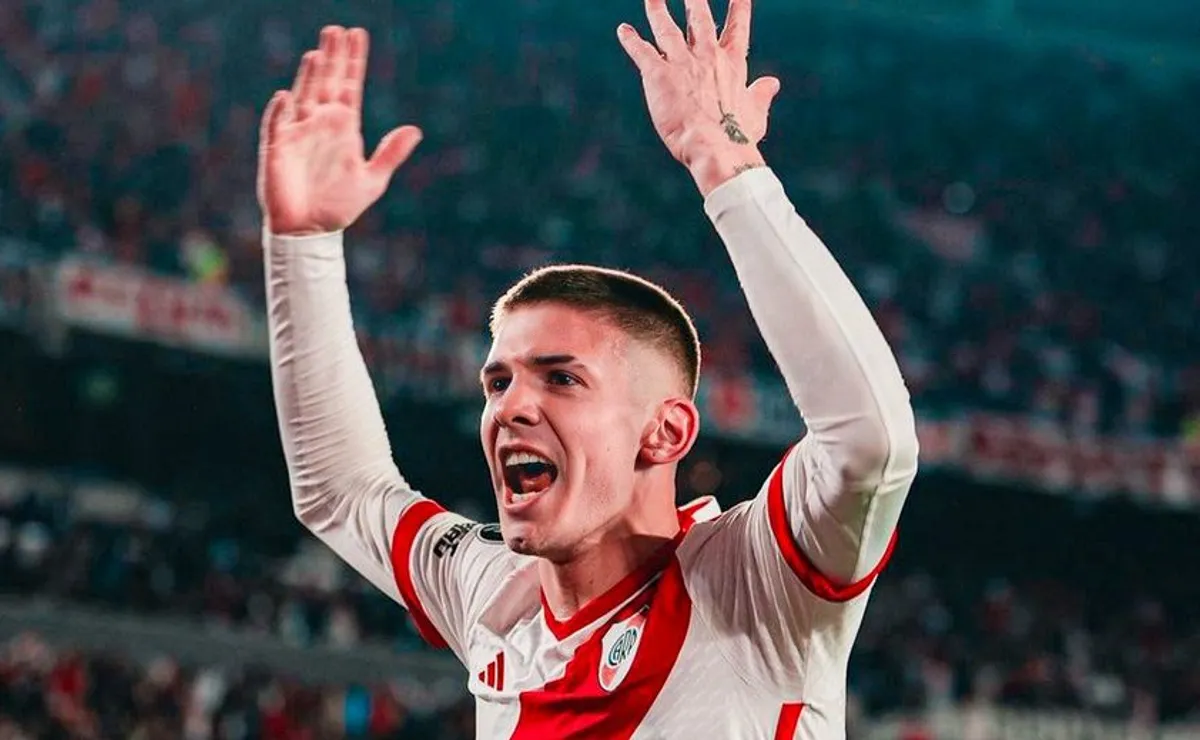 Franco Mastantuono sigue haciendo historia con la camiseta de River,