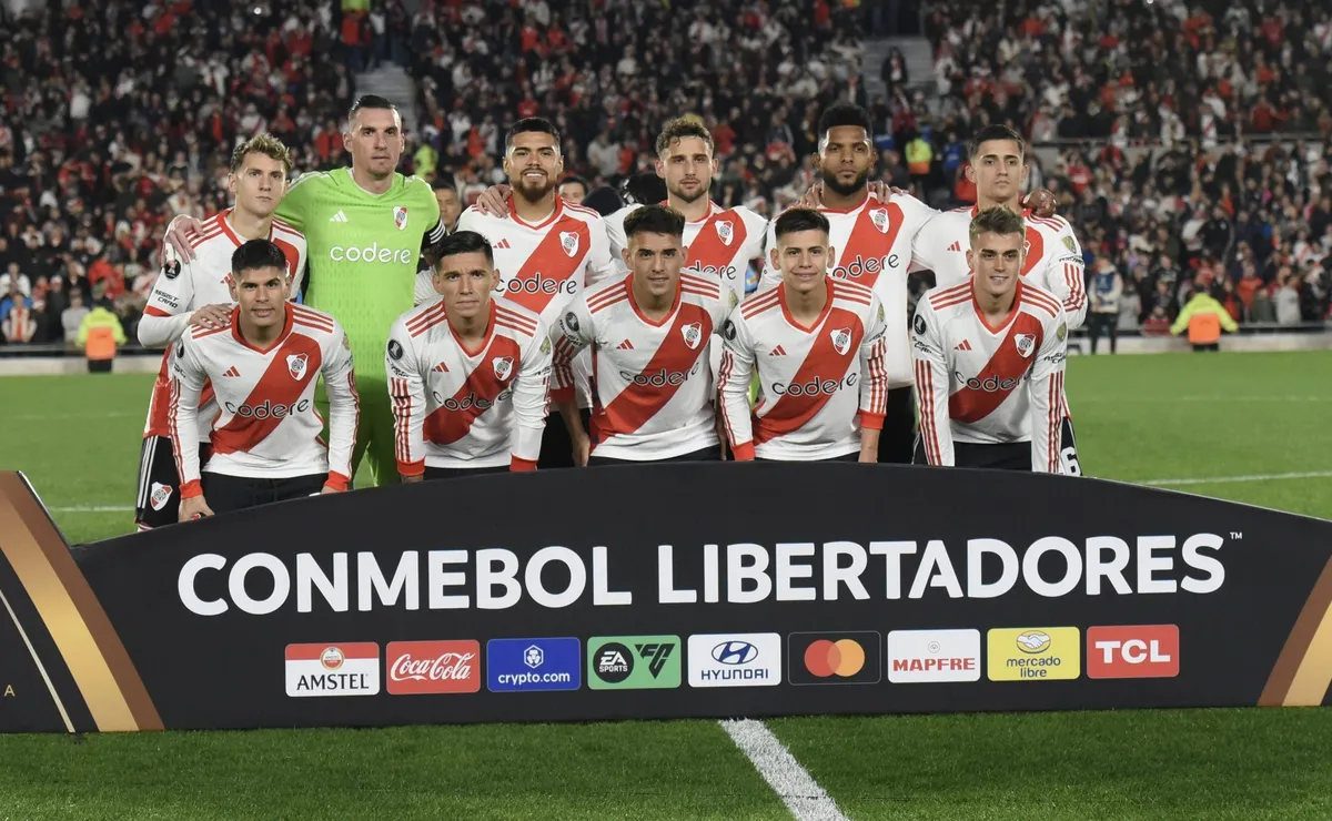 Los once titulares de River.