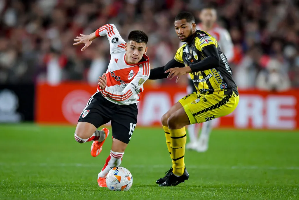 Echeverri jugó una buena Libertadores hasta el momento.