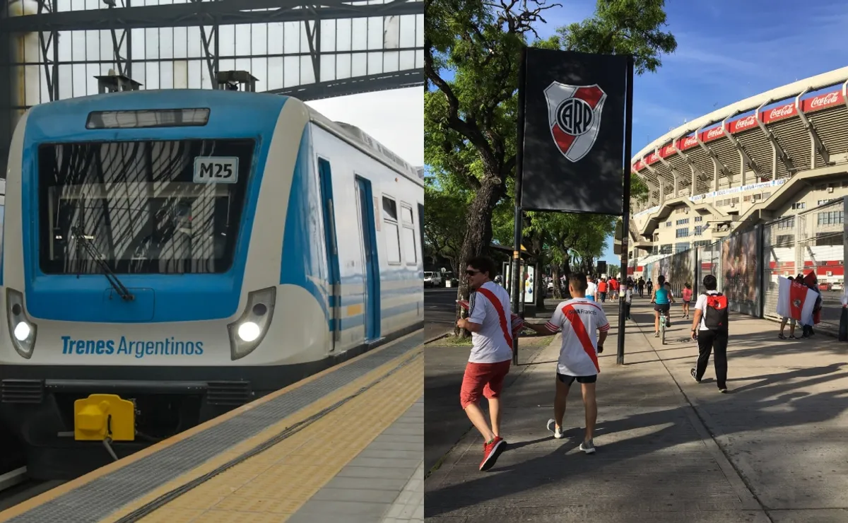 Salgan con tiempo: la medida de fuerza de los trenes que afectará el acceso al Monumental