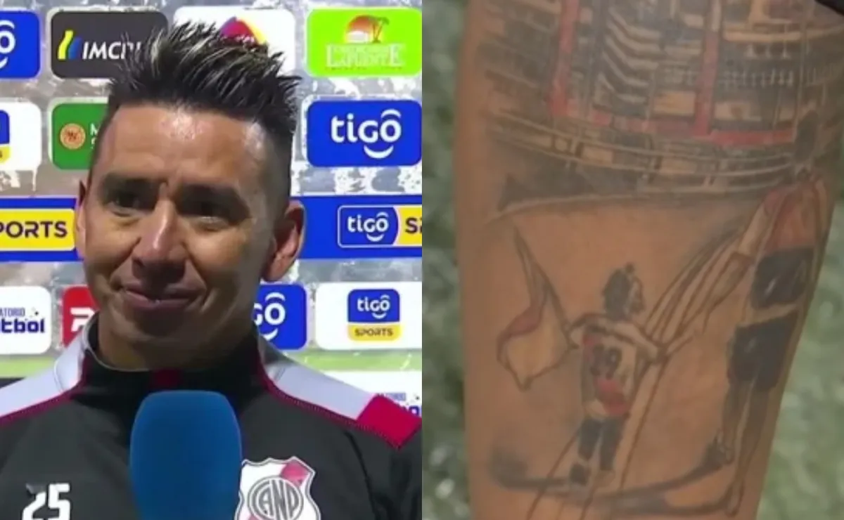 Heber Leaños, el jugador de Nacional Potosí que es hincha de River.