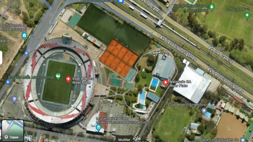 River levantará un Polideportivo a metros del Monumental, en el sector de las canchas auxiliares del club.