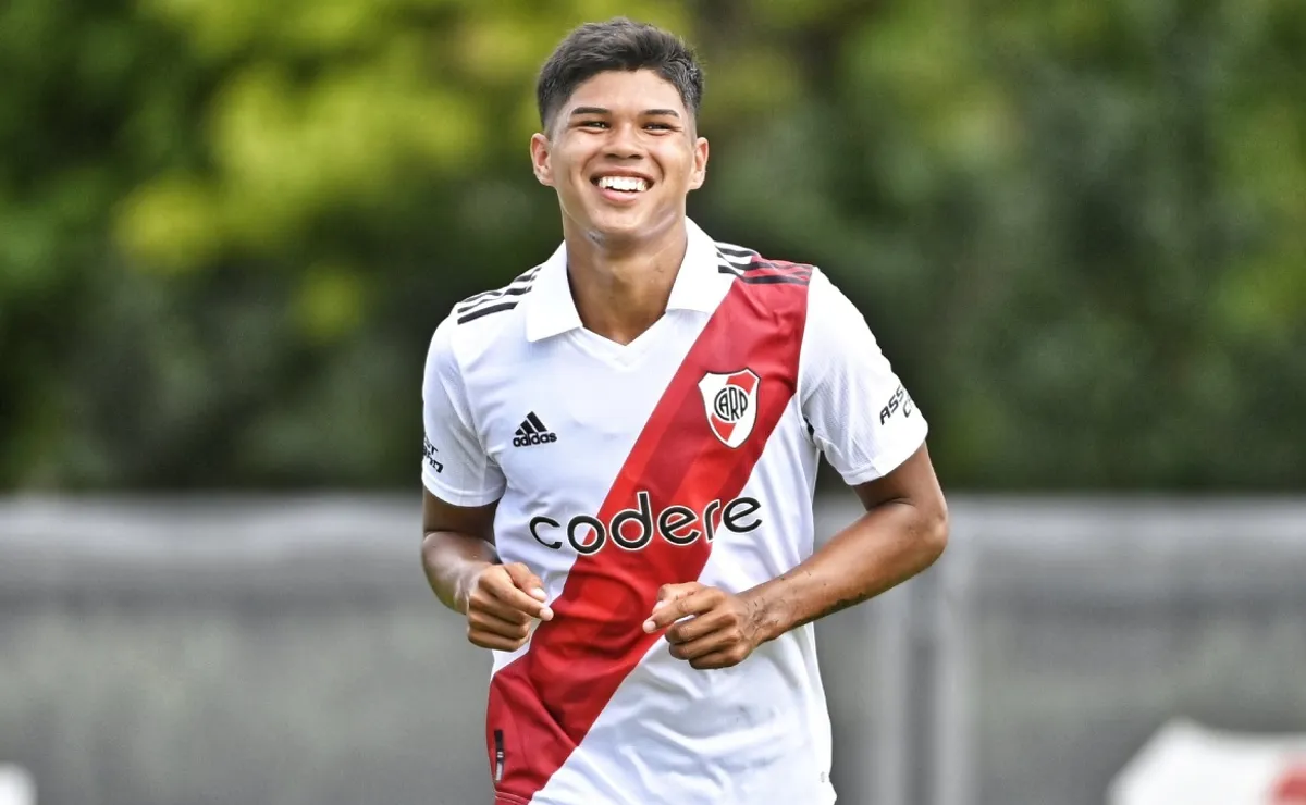 Alexis González metió 11 goles con la Reserva de River en 2024 (Foto Prensa CARP).