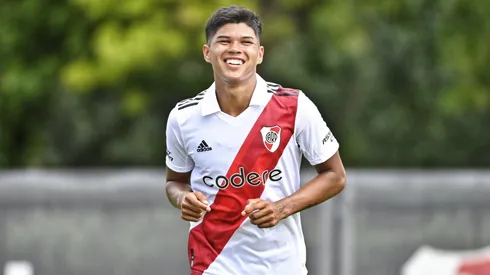 Alexis González metió 11 goles con la Reserva de River en 2024 (Foto Prensa CARP).