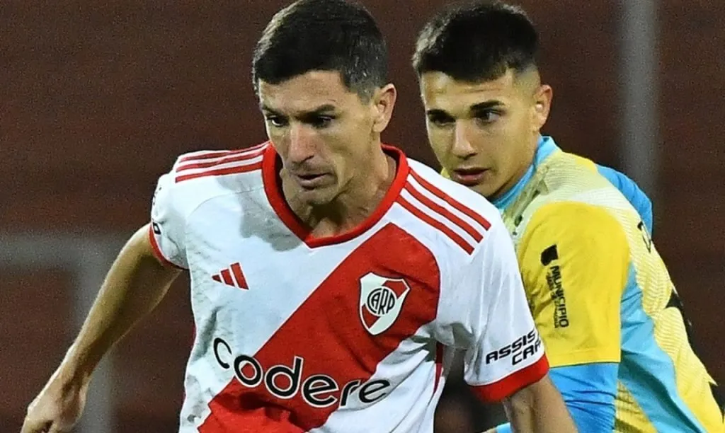 Ignacio Nacho Fernández en River vs Temperley en la Copa Argentina 2024