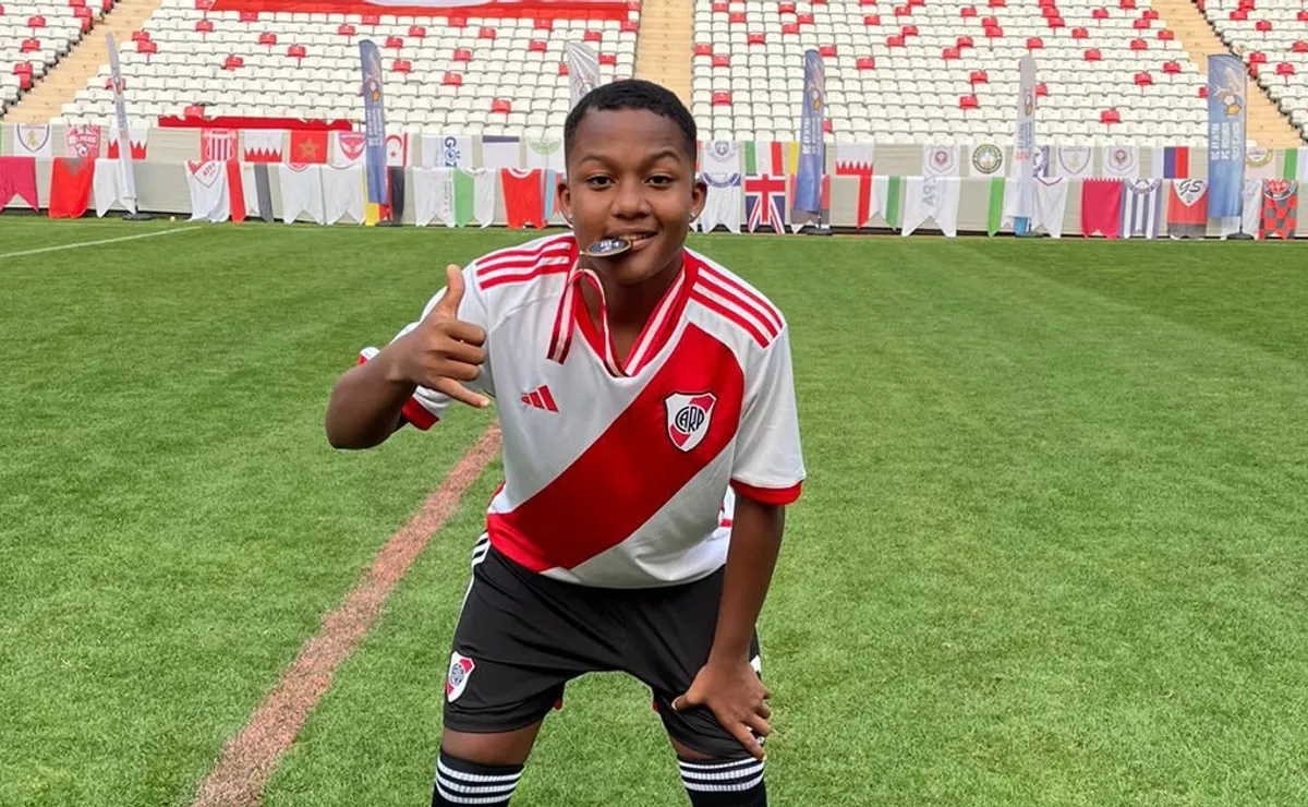Estevis López ya es campeón con River.