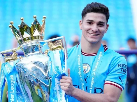 Impresionante: el promedio ganador de Julián Álvarez con solo 24 años