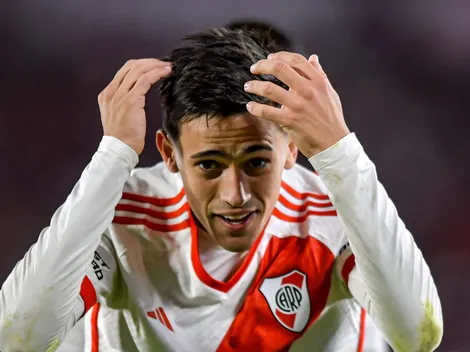 La explicación detrás del festejo de Solari tocándose el pelo