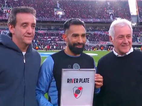 El emotivo homenaje de River para Ariel Rojas y Matías Suárez