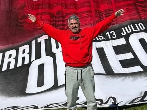 El Burrito Ortega recibió un regalo particular: "Te amo, River de mi alma"