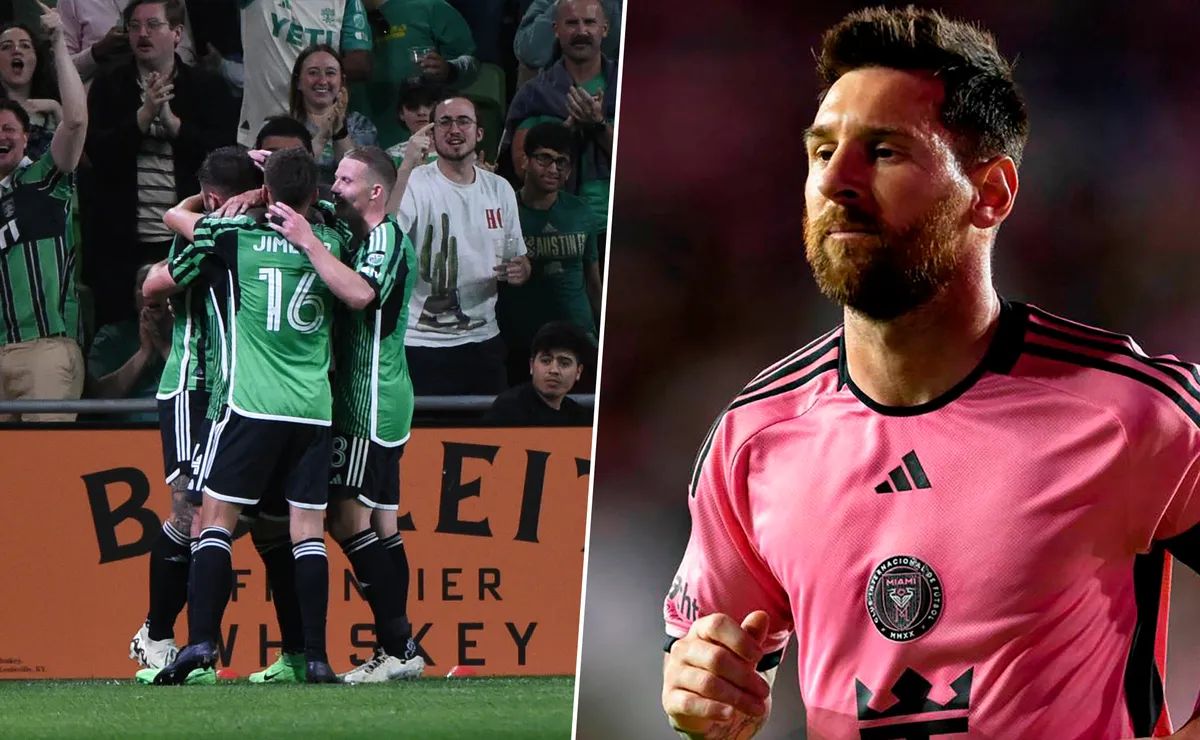 Sebastián Driussi, hoy en Austin, se codea con Lionel Messi.