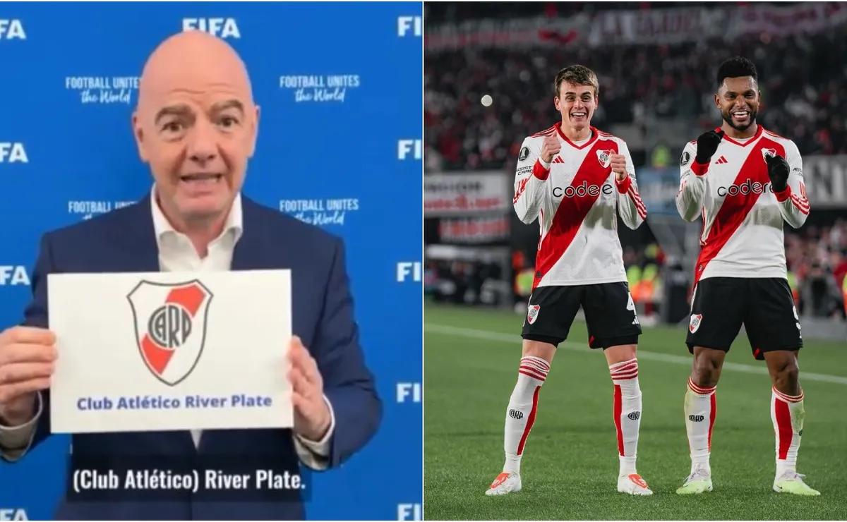 Gianni Infantino le dio la bienvenida a River al Mundial de Clubes 2025.