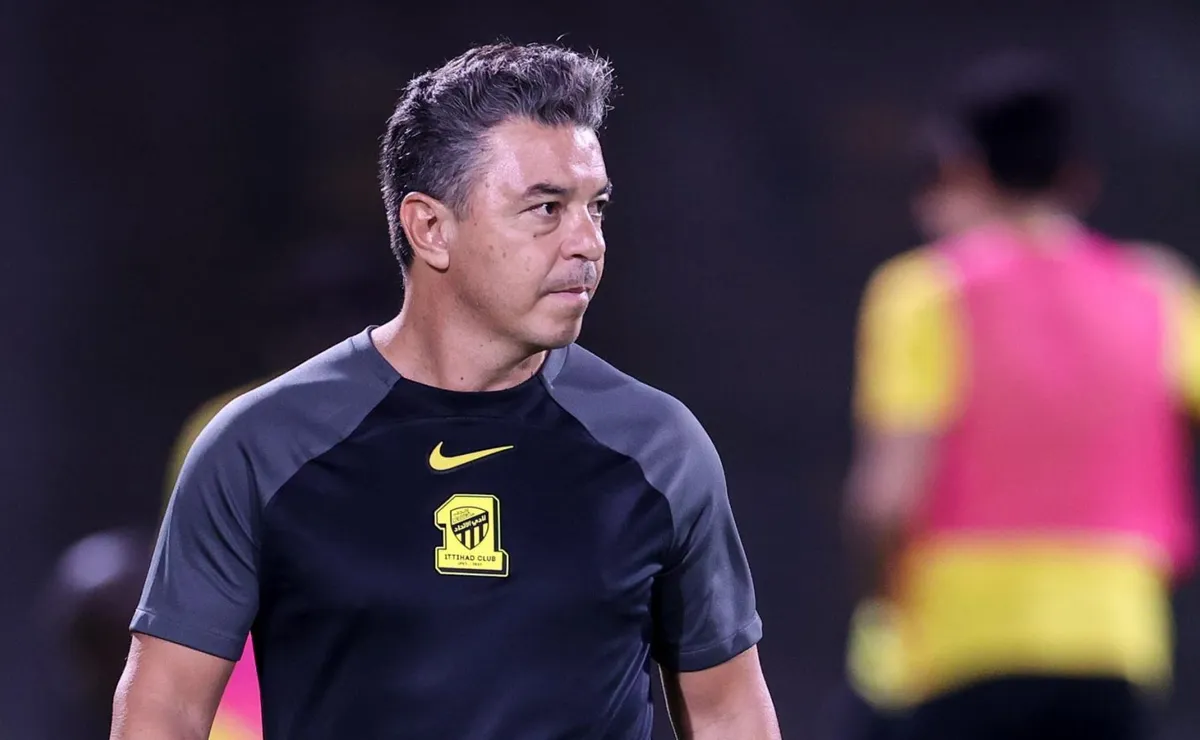 Marcelo Gallardo dirigió 33 partidos en Al Ittihad.