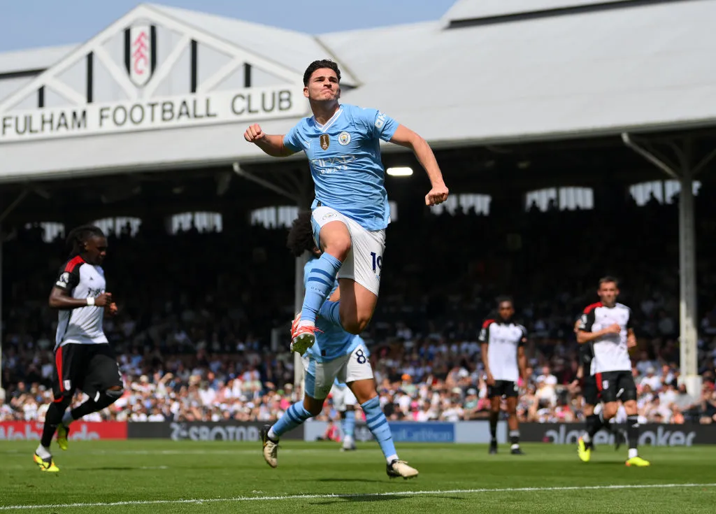 Nuevo festejo goleador para Julián. (Foto: Getty).