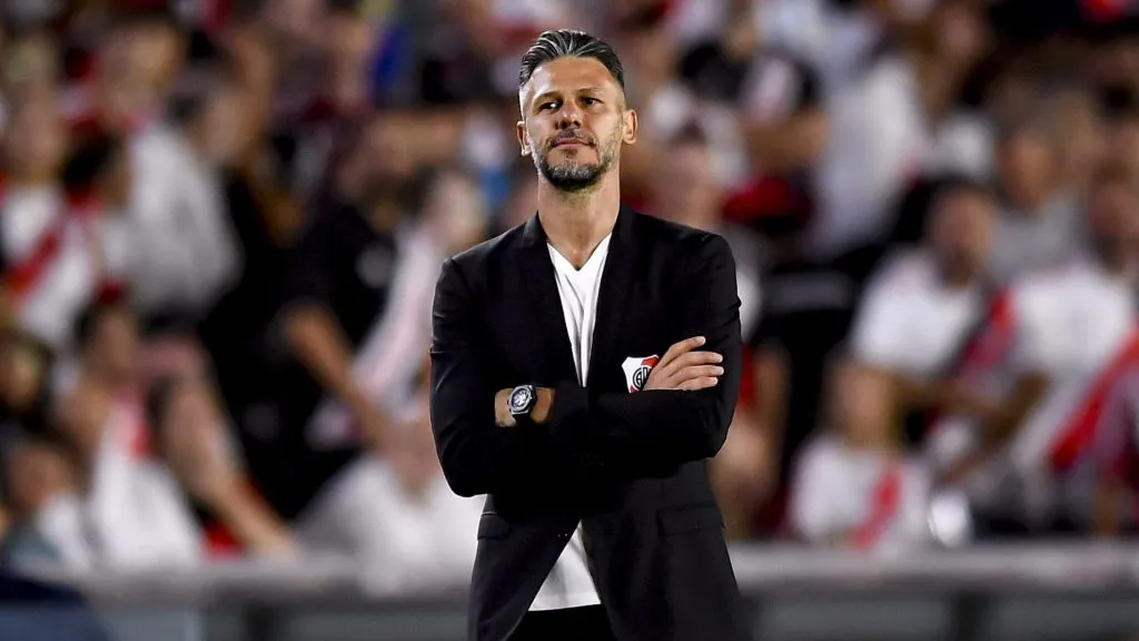 Demichelis le dice adiós a River. (Getty)
