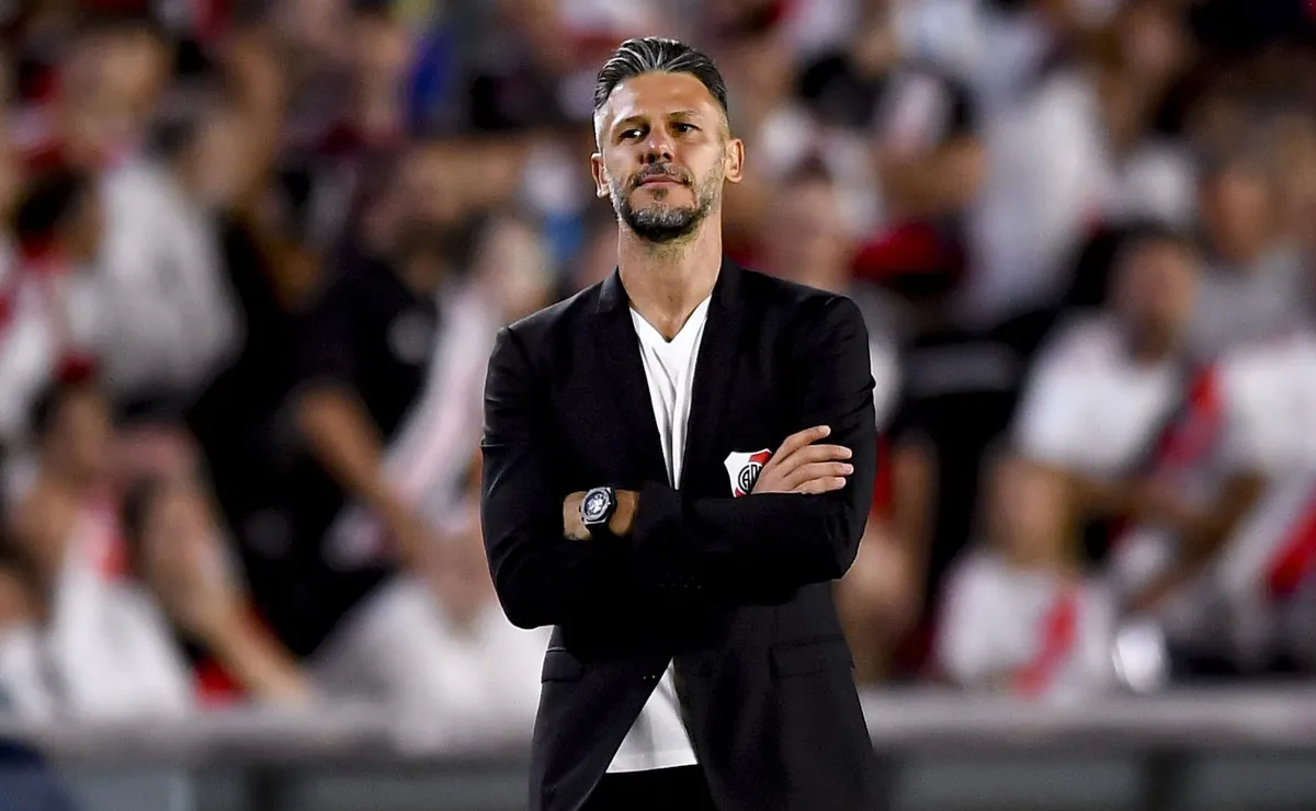 Demichelis le dice adiós a River. (Getty)