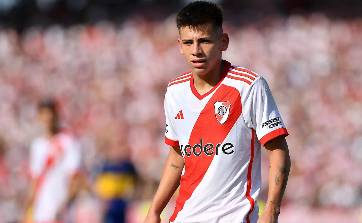 Echeverri es una de las figuras del River de Demichelis.