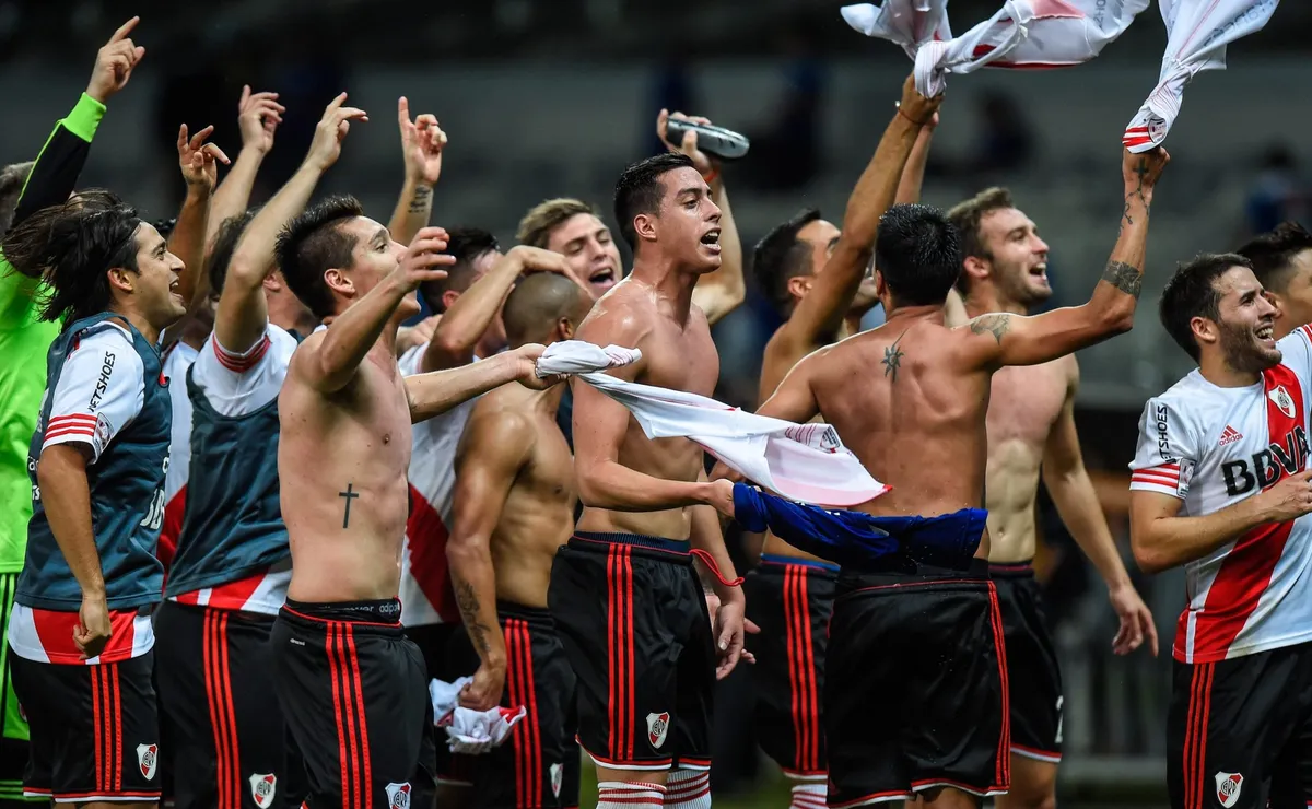 Guido Rodríguez militó en River allá por el año 2015.