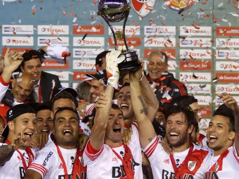 El plantel de River recibió la visita de un histórico en Uruguay