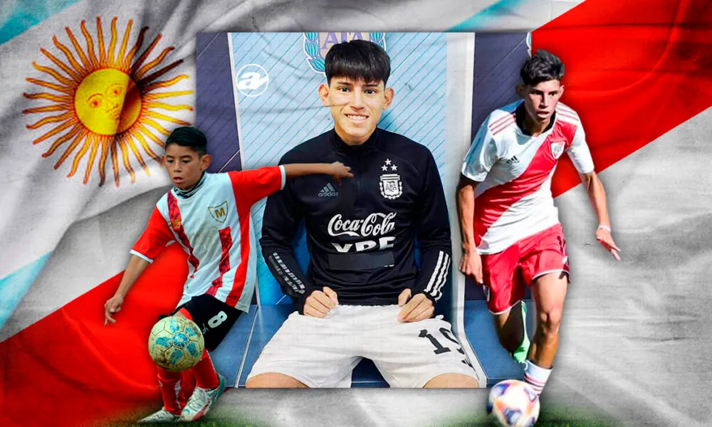 Salvatierra llegó a River ren 2017 desde Sportivo Municipal de Córdoba. Es categoría 2008.