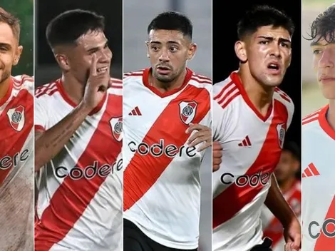 Quiénes son los 5 juveniles que sumaron minutos en el amistoso de River vs. Tigre