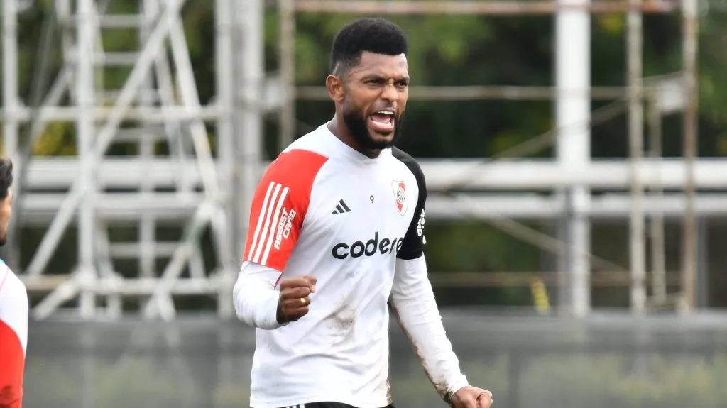 Borja fue el goleador de River en la Copa LPF. Foto: Prensa River.