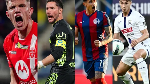 Los cuatro refuerzos de River, más Peña Biafore que ya era del club.