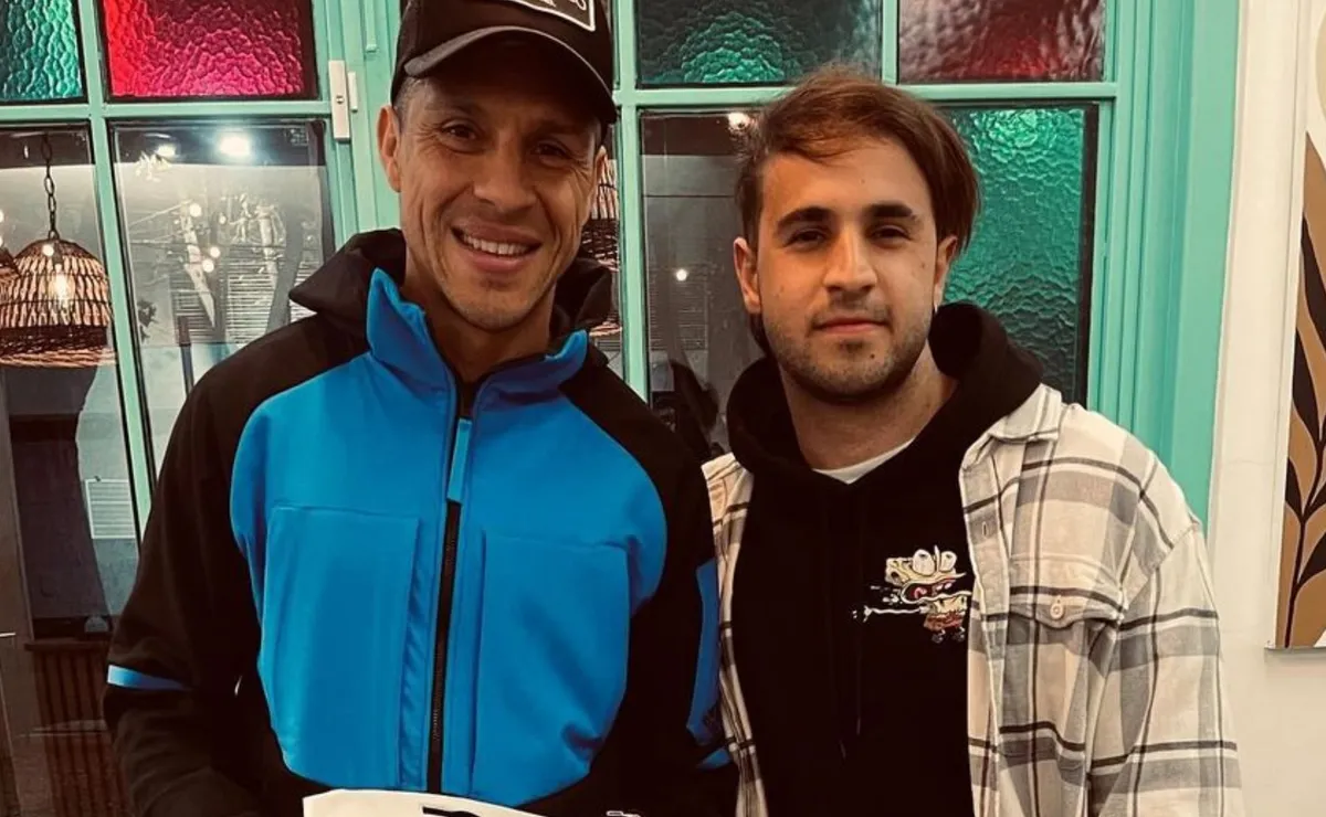 Enzo Pérez en Mendoza.