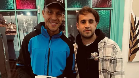 Enzo Pérez en Mendoza.