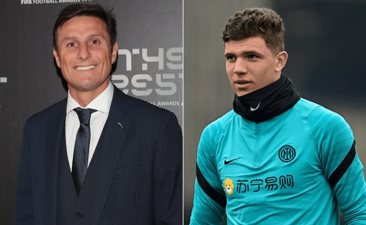 Javier Zanetti habló maravillas sobre Franco Carboni